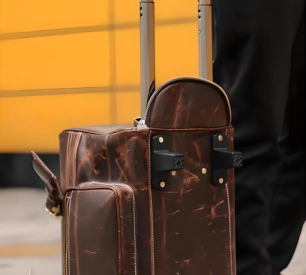 mens carry on bags leather
